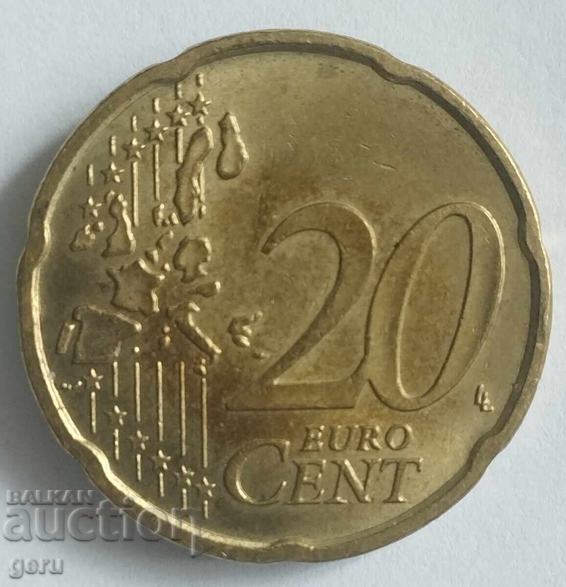 20 евроцента Гемания 2006 je5 с цена 0.40 лв. | € 0.20 20 евроцента Гемания 2006 je5 с цена 0.40 лв. | € 0.20