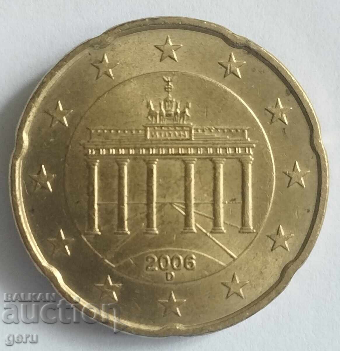 20 евроцента Гемания 2006 je5 20 евроцента Гемания 2006 je5