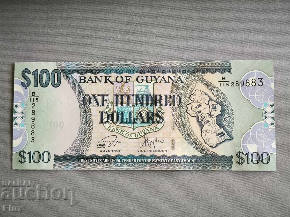 Банкнота - Гвиана - 100 долара UNC | 2022г. Банкнота - Гвиана - 100 долара UNC | 2022г.