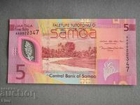 Banknote - Samoa - 5 tala UNC | 2023