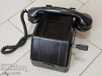 Telefon bulgăresc cu baterie locală din 1961, aparat Belogradchik