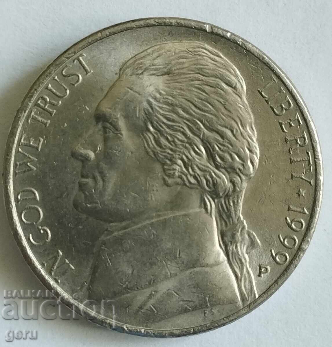 5 σεντ ΗΠΑ 1999 jf5 5 σεντ ΗΠΑ 1999 jf5