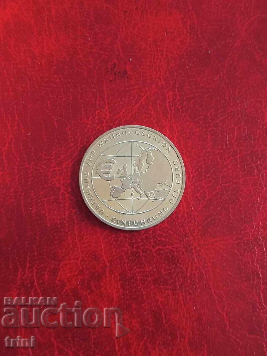 Германия 10 евро 2002 Въвеждане на Еврото Германия 10 евро 2002 Въвеждане на Еврото