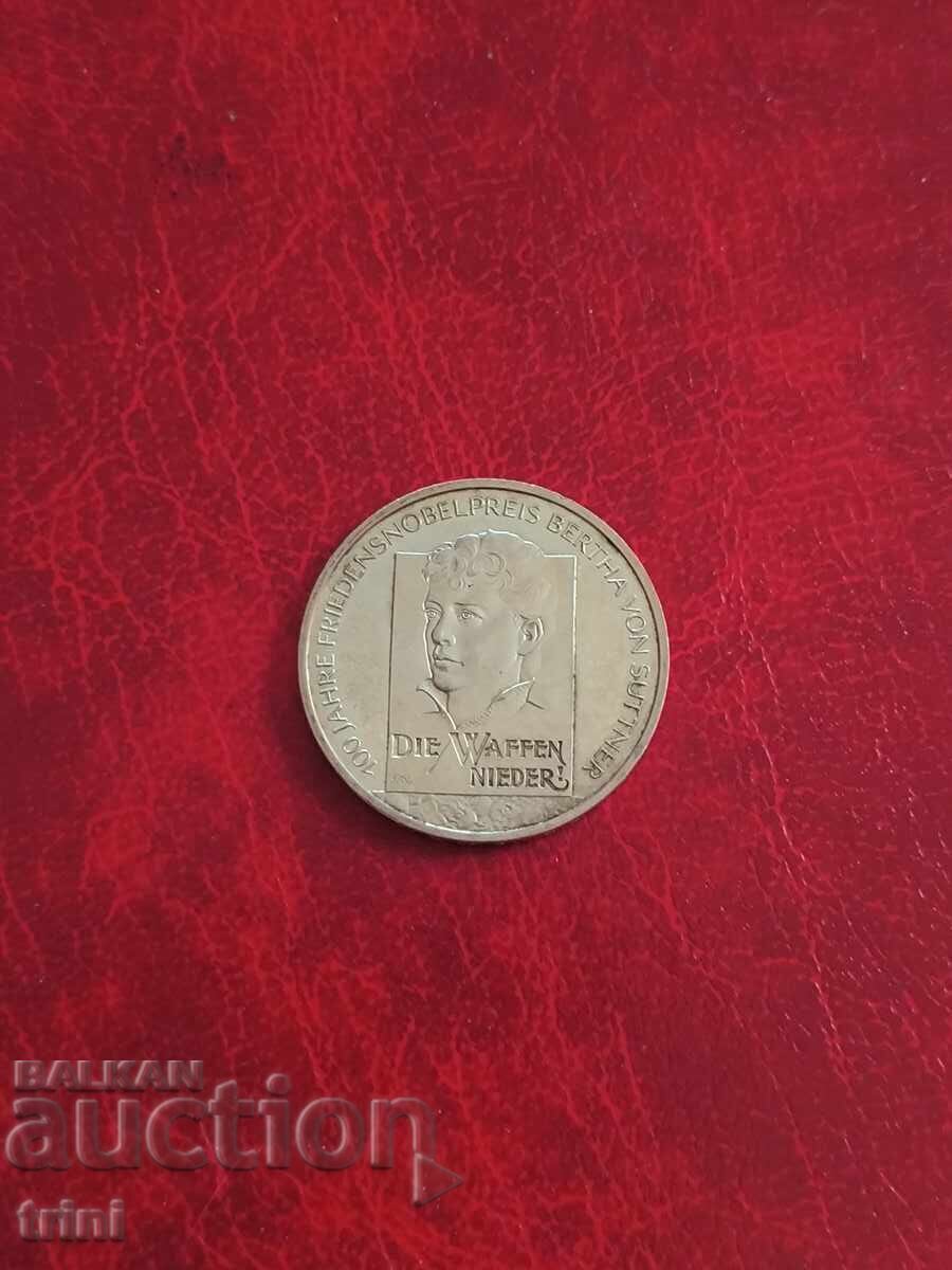Germany 10 Euro 2005 Nobel Prize Bertha von Suttner Germany 10 Euro 2005 Nobel Prize Bertha von Suttner