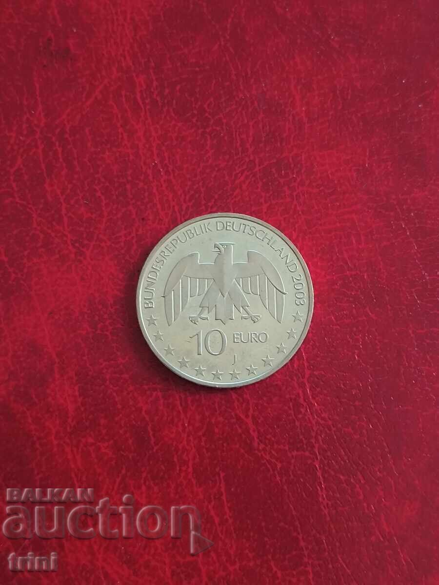 Германия 10 евро 2003 Юстус хон Либих с цена 55.00 лв. | € 28.12 Германия 10 евро 2003 Юстус хон Либих с цена 55.00 лв. | € 28.12