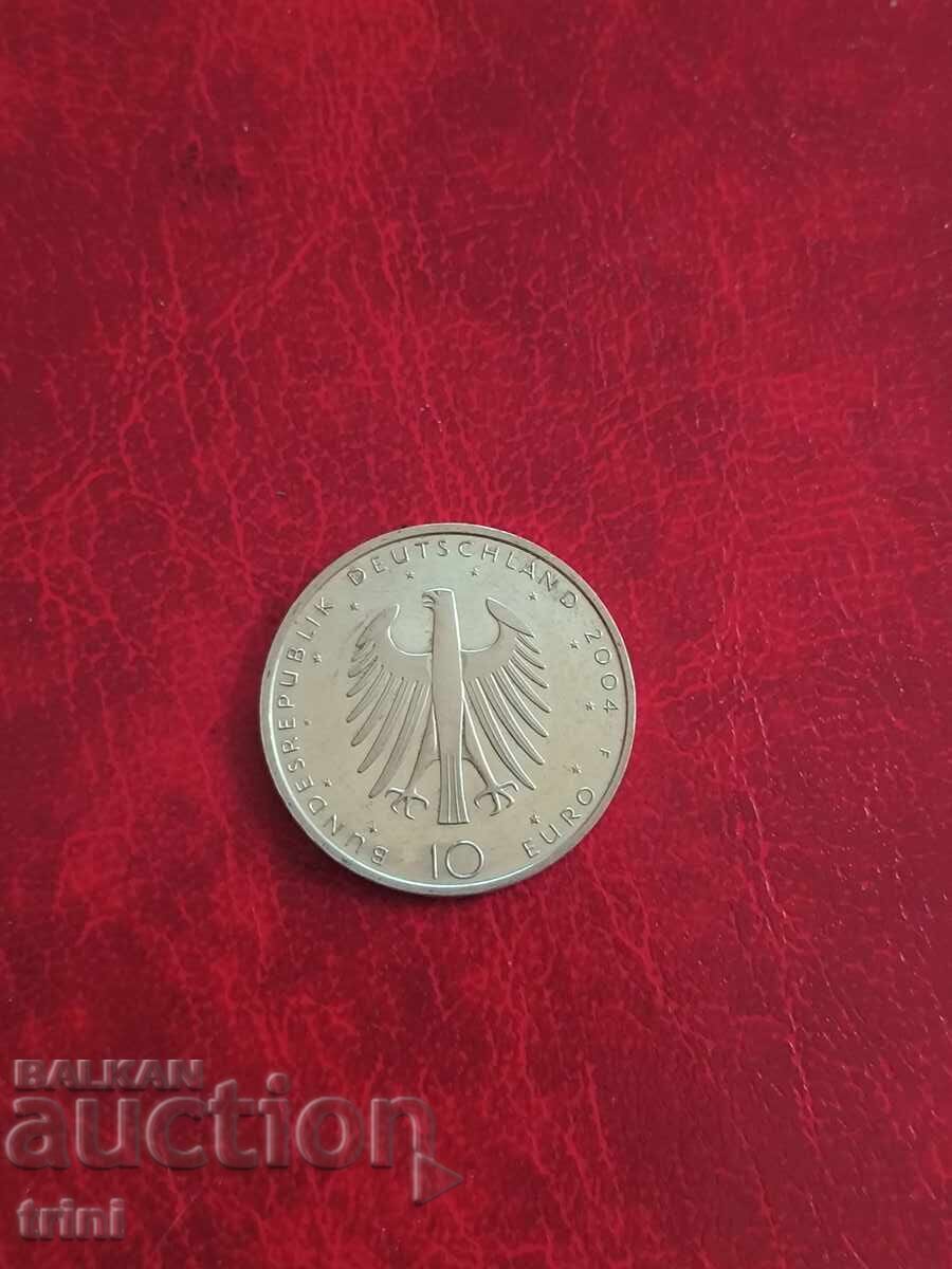 Γερμανία 10 ευρώ 2004 Έντουαρντ Μόρικε με τιμή 55.00 BGN | € 28.12