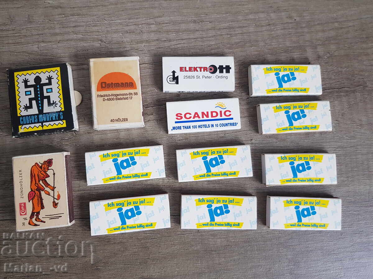 Συσκευασία από 13 κουτιά σπίρτα Συσκευασία από 13 κουτιά σπίρτα