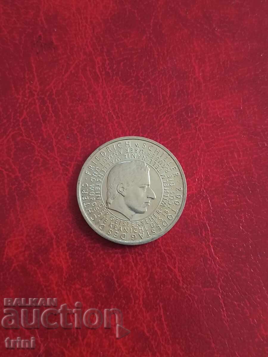 Γερμανία 10 ευρώ 2005 Φρειδερίκος Σίλλερ
