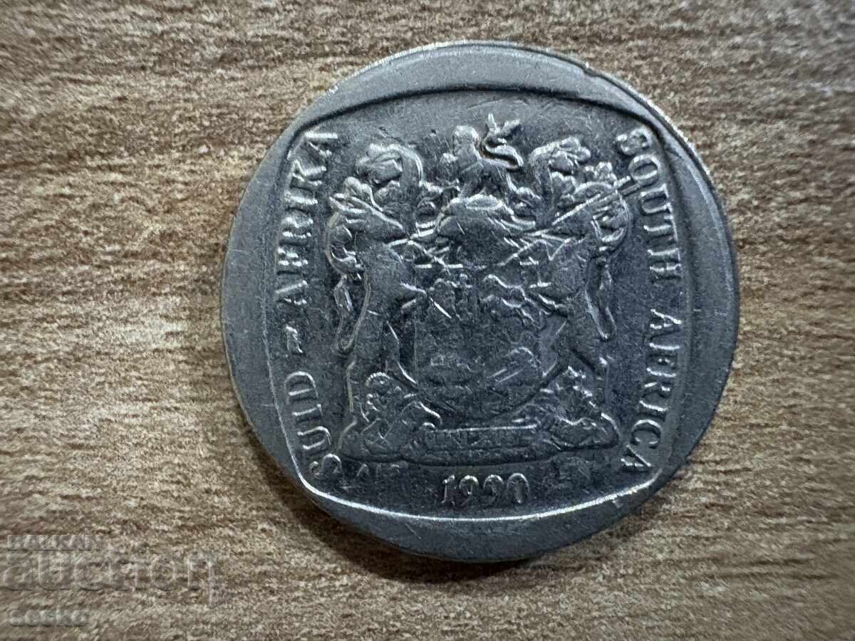 ЮАР - 2 ранда (1990) с цена 0.70 лв. | € 0.36