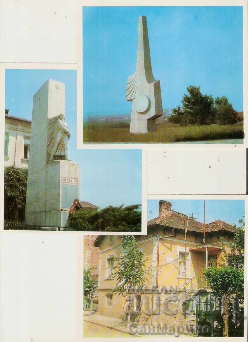 Livrarea Carte poștală Bulgaria Vidin Județul Vidin Monumente Album 12 buc