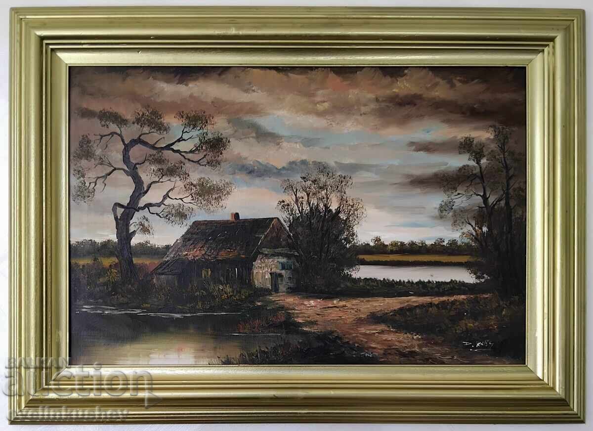 Παράδοση Μεγάλος ελαιογραφία 90 x 60 / 112 x 82