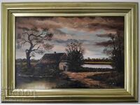 Large oil painting 90 x 60 / 112 x 82