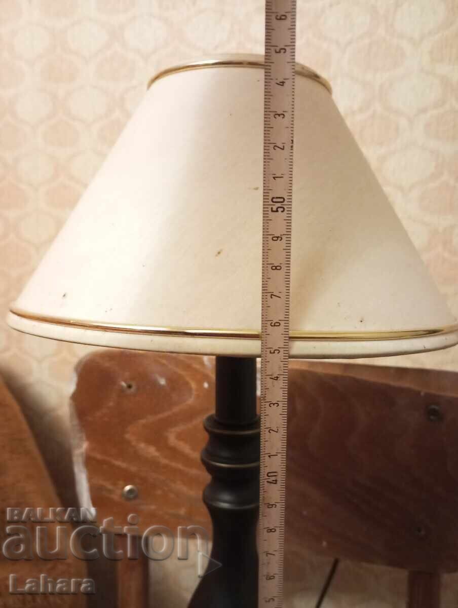Large retro metal night lamp, lampshade not included - 5