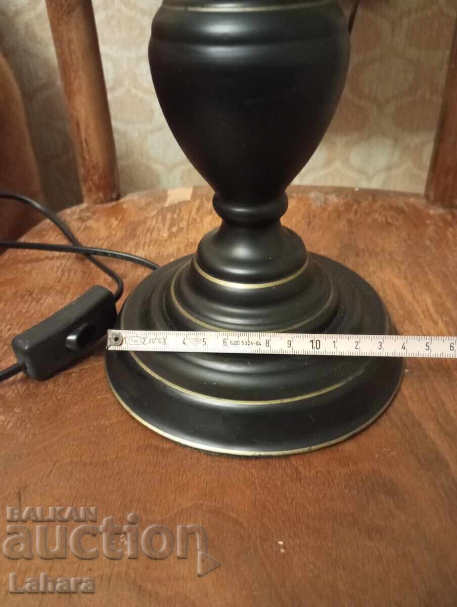 Large retro metal night lamp, lampshade not included - 6