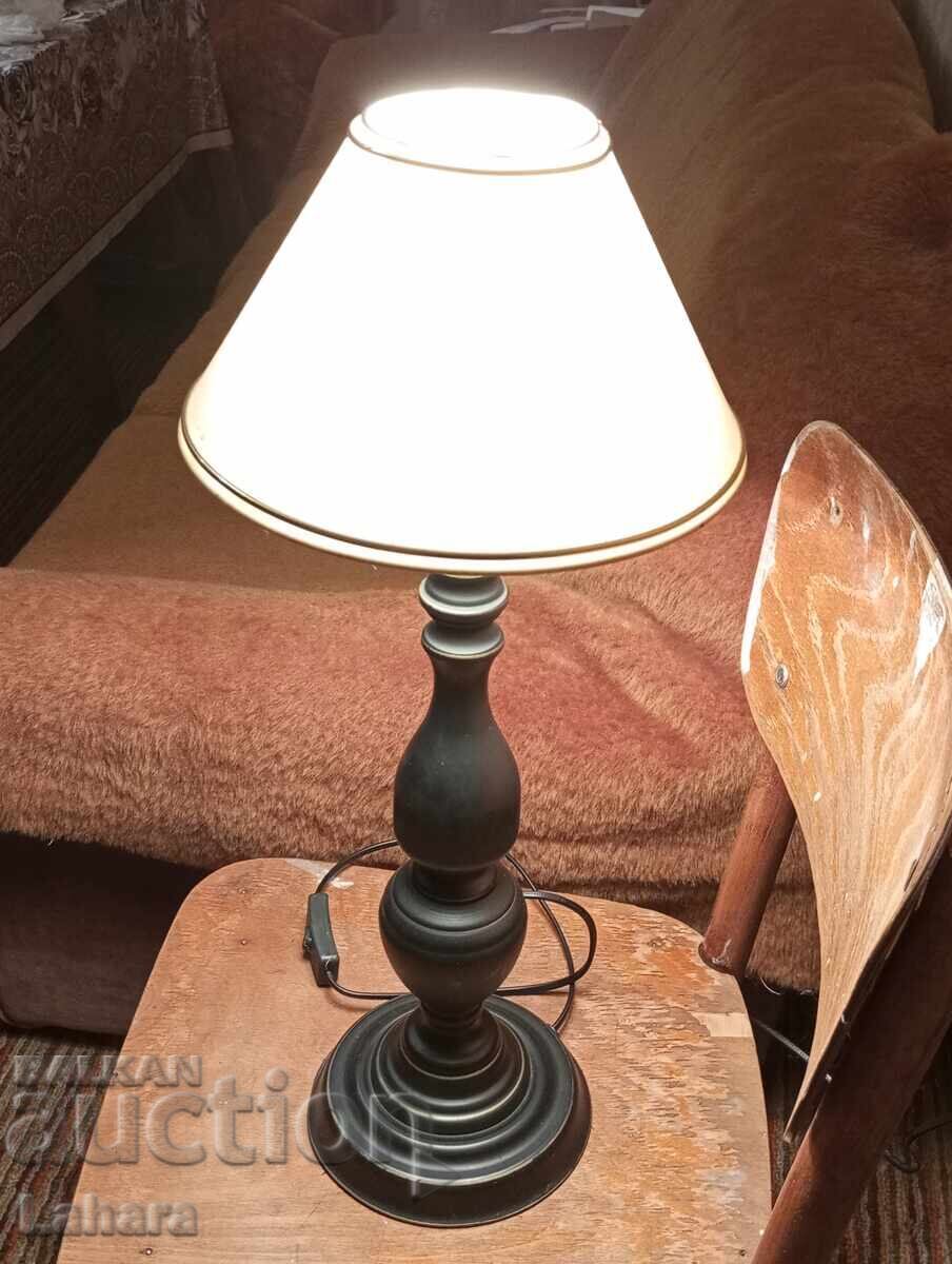 Large retro metal night lamp, lampshade not included