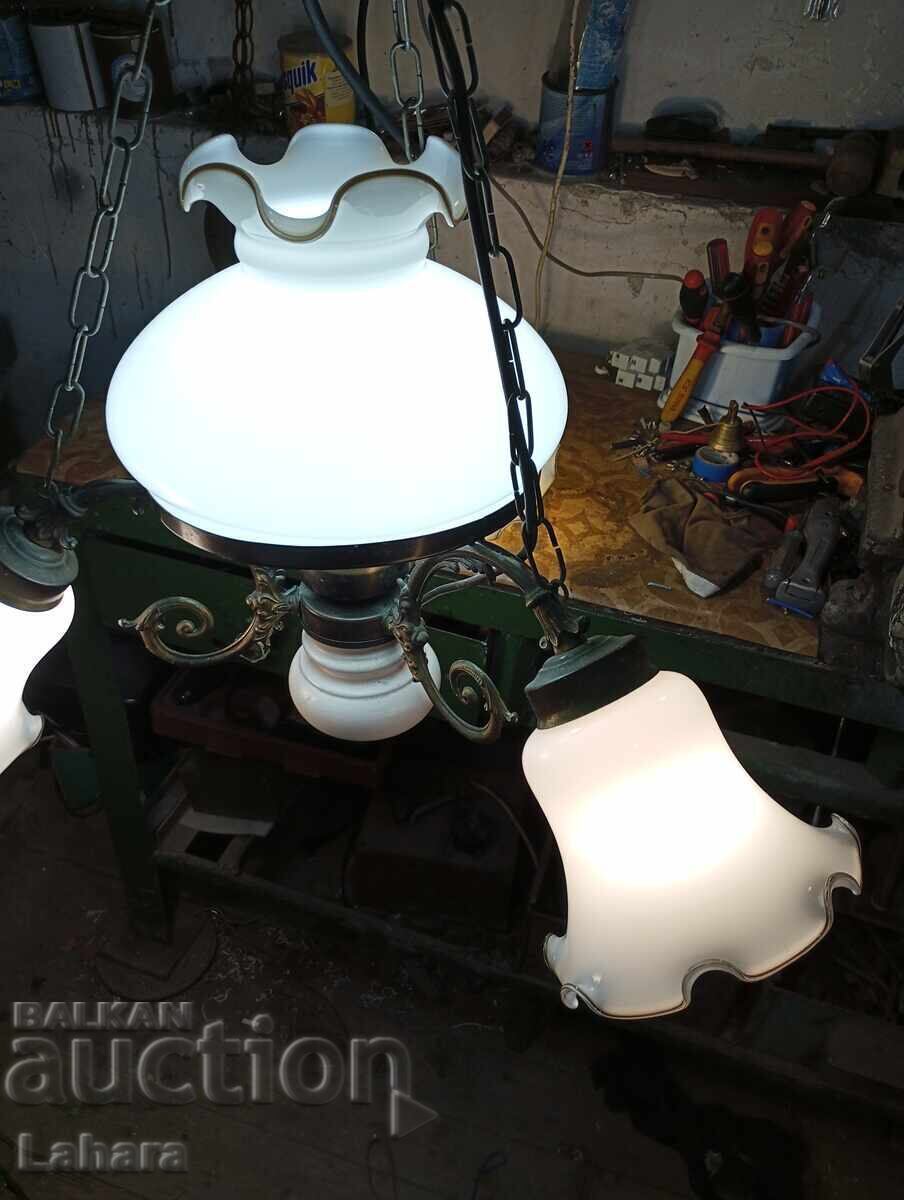 Large Antique Retro Bronze Chandelier with price € 71.58 | 140.00 BGN