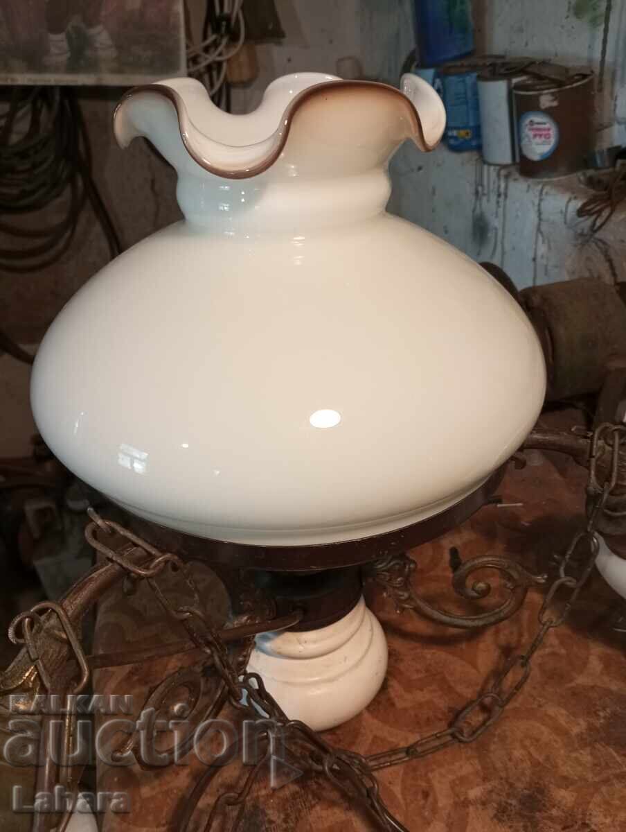 Auction  Large Antique Retro Bronze Chandelier