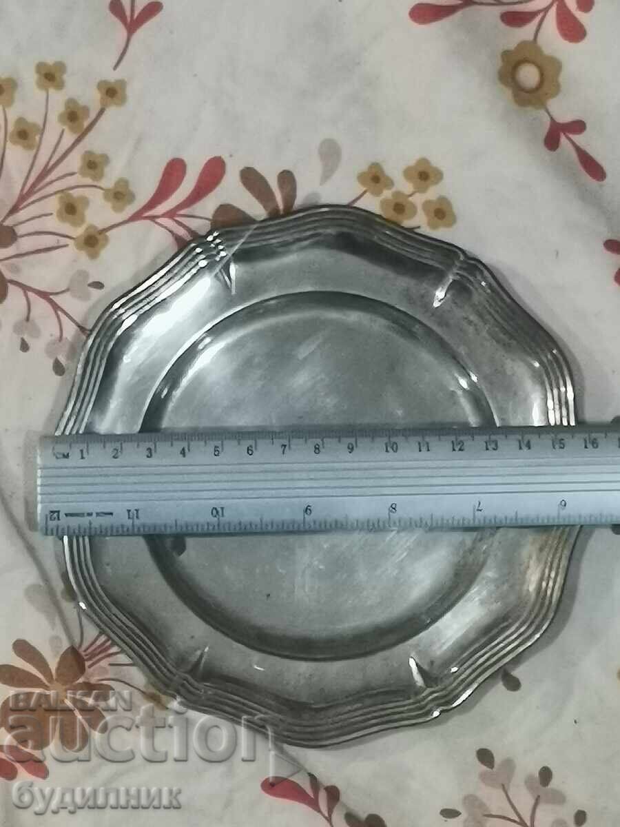 Ασημένιο πιατάκι BZTS. Διαστάσεις στις φωτογραφίες. Βάζω πάνω από 100