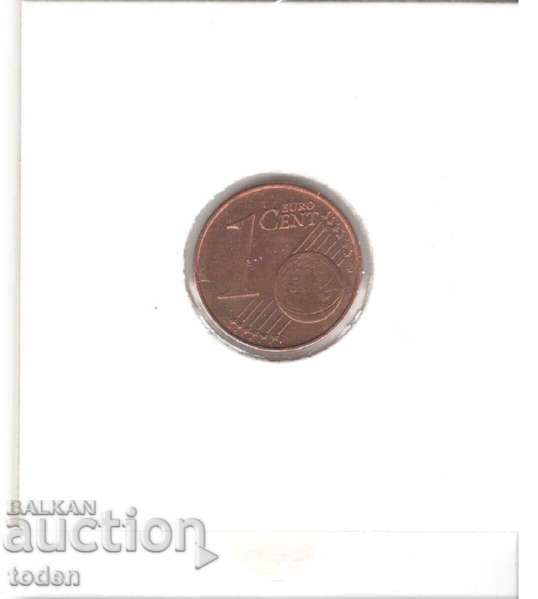 Livrarea Austria - 1 Cent Euro - 2002 - KM# 3082 Livrarea Austria - 1 Cent Euro - 2002 - KM# 3082