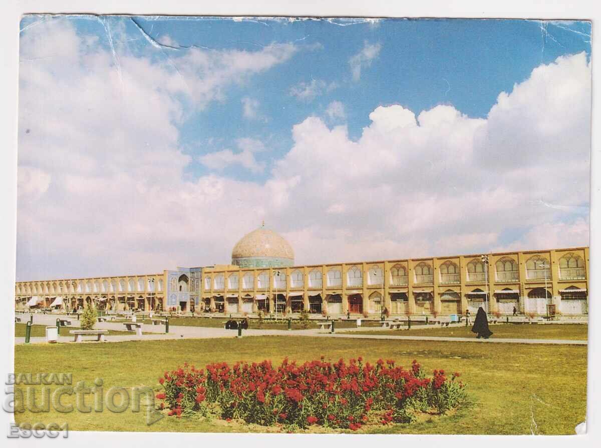 Ταξιδεμένη ταχυδρομική κάρτα Τζαμί με γραμματόσημο Πεταλούδα 2003 Ιράν Ταξιδεμένη ταχυδρομική κάρτα Τζαμί με γραμματόσημο Πεταλούδα 2003 Ιράν