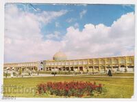 Used postcard Mosque with Butterfly stamp 2003 Iran