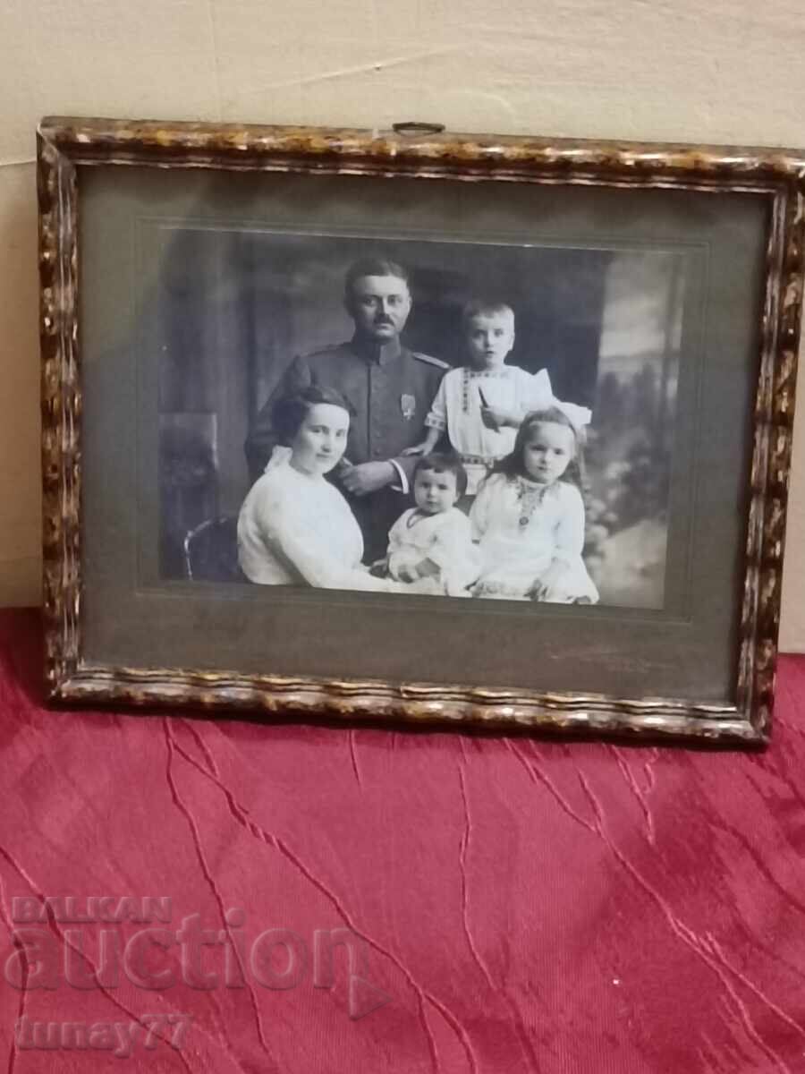 RAMĂ FOTO Familie de militari Insignă Medalie - 5