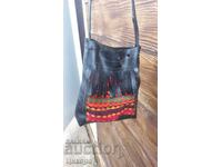 GEANTĂ VECHE DIN PIELE, POȘETĂ, TRAISTĂ, PORT-MONEDE, COSTUM