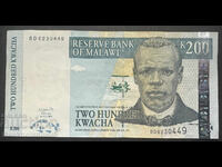 Malawi 200 Kwacha 2004 Pick 39a Ref 0449