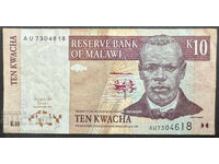 Malawi 10 Kwacha 2003 Pick 37a Ref 4800