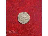 Germany 200 Mark 1923 'G' - Karlsruhe