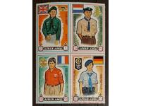 Ажман 1971 Скаути/Флагове/Знамена MNH