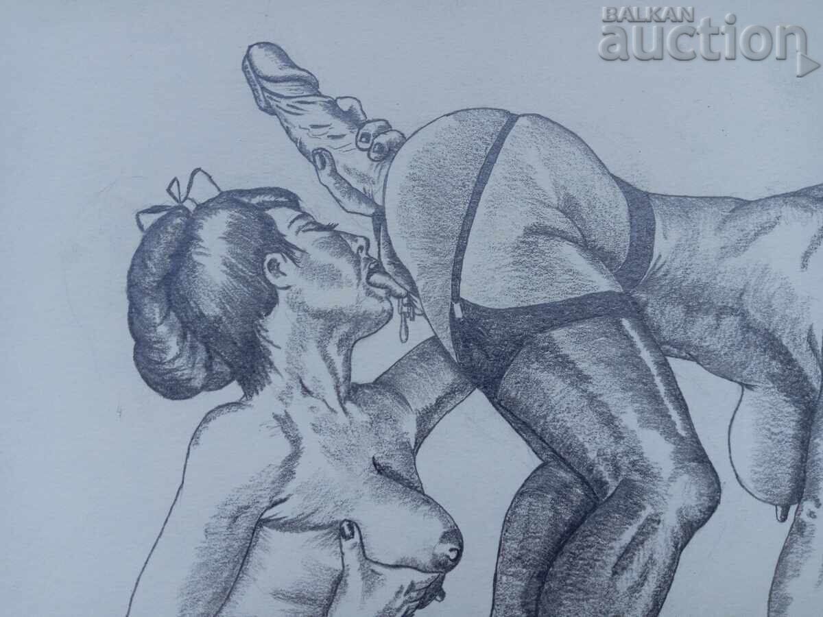 Аукцион ретро графика голо тяло еротика