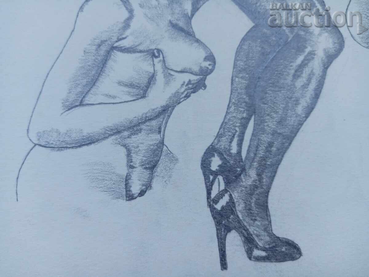 ретро графика голо тяло еротика - 5