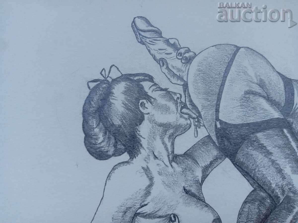 ретро графика голо тяло еротика - 6