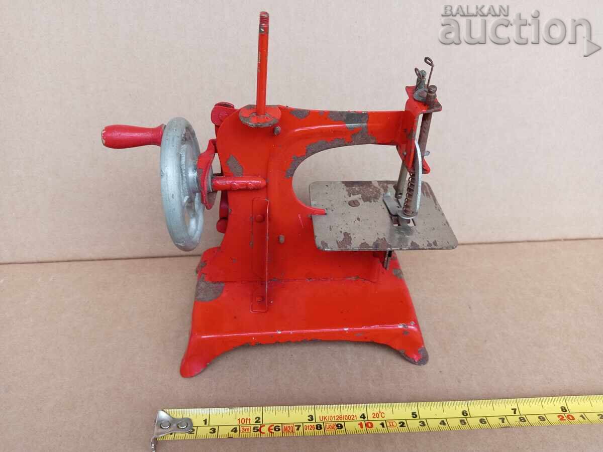 Λαμαρινένιο μεταλλικό παιχνίδι ραπτομηχανή δεκαετίας του 1960 - 5