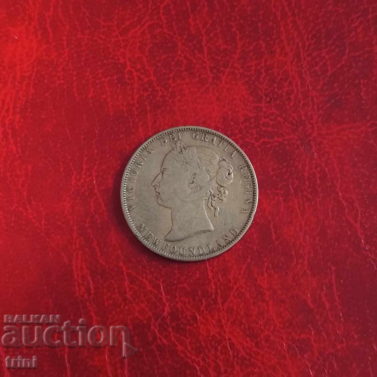 Νιουφάουντλαντ 50 σεντ 1900 με τιμή 90.00 BGN | € 46.02 Νιουφάουντλαντ 50 σεντ 1900 με τιμή 90.00 BGN | € 46.02