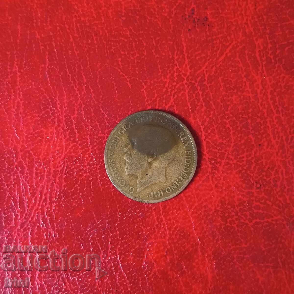 Great Britain 1/2 Penny 1914 with price 3.00 BGN | € 1.53