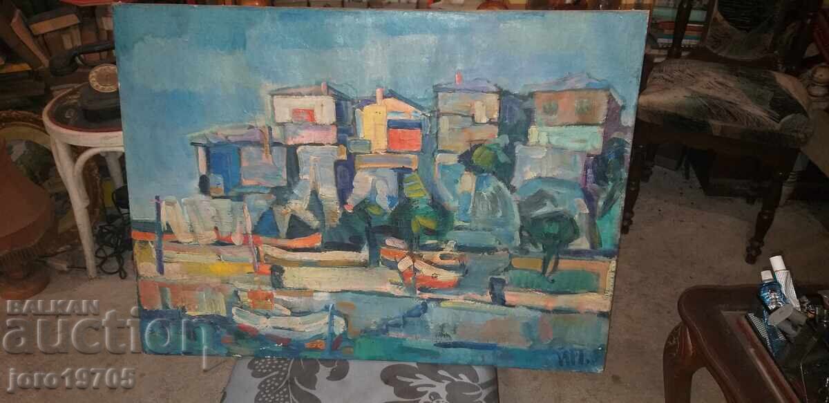 Ελαιογραφία - Γιόρνταν Πέτροφ / πιάτο - 5