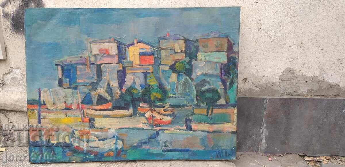 Ελαιογραφία - Γιόρνταν Πέτροφ / πιάτο