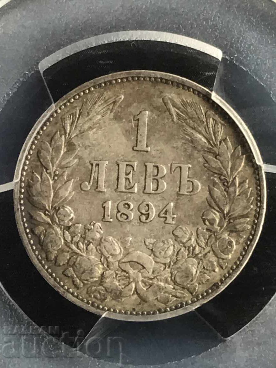 Principatul Bulgaria 1 lev 1894 Ferdinand I argint PCGS XF45 cu preț 369.00 BGN | € 188.67 Principatul Bulgaria 1 lev 1894 Ferdinand I argint PCGS XF45 cu preț 369.00 BGN | € 188.67