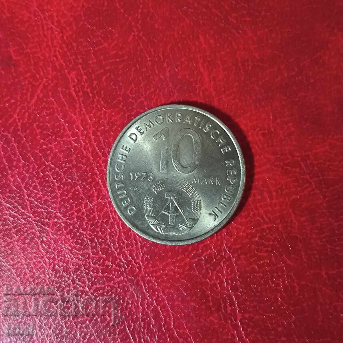 Γερμανία Ανατολική Γερμανία 10 μάρκα 1973 Χ Νεανικά Φεστιβάλ Αγώνες με τιμή 10.00 BGN | € 5.11 Γερμανία Ανατολική Γερμανία 10 μάρκα 1973 Χ Νεανικά Φεστιβάλ Αγώνες με τιμή 10.00 BGN | € 5.11