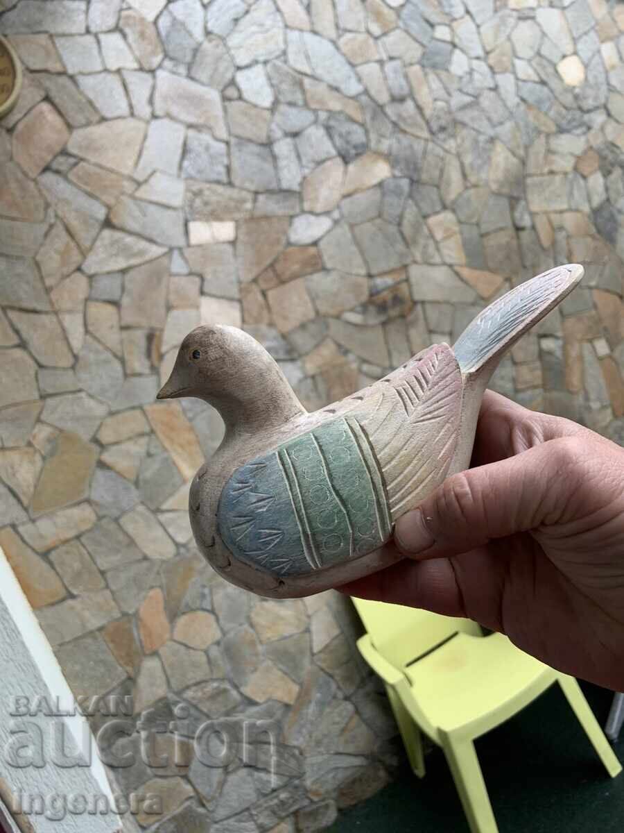 ПИЛЕ ГЪЛЪБ ПТИЦА ФИГУРА ДЪРВО ДЪРВОРЕЗБА РИСУНЪК-3 БР. - 5