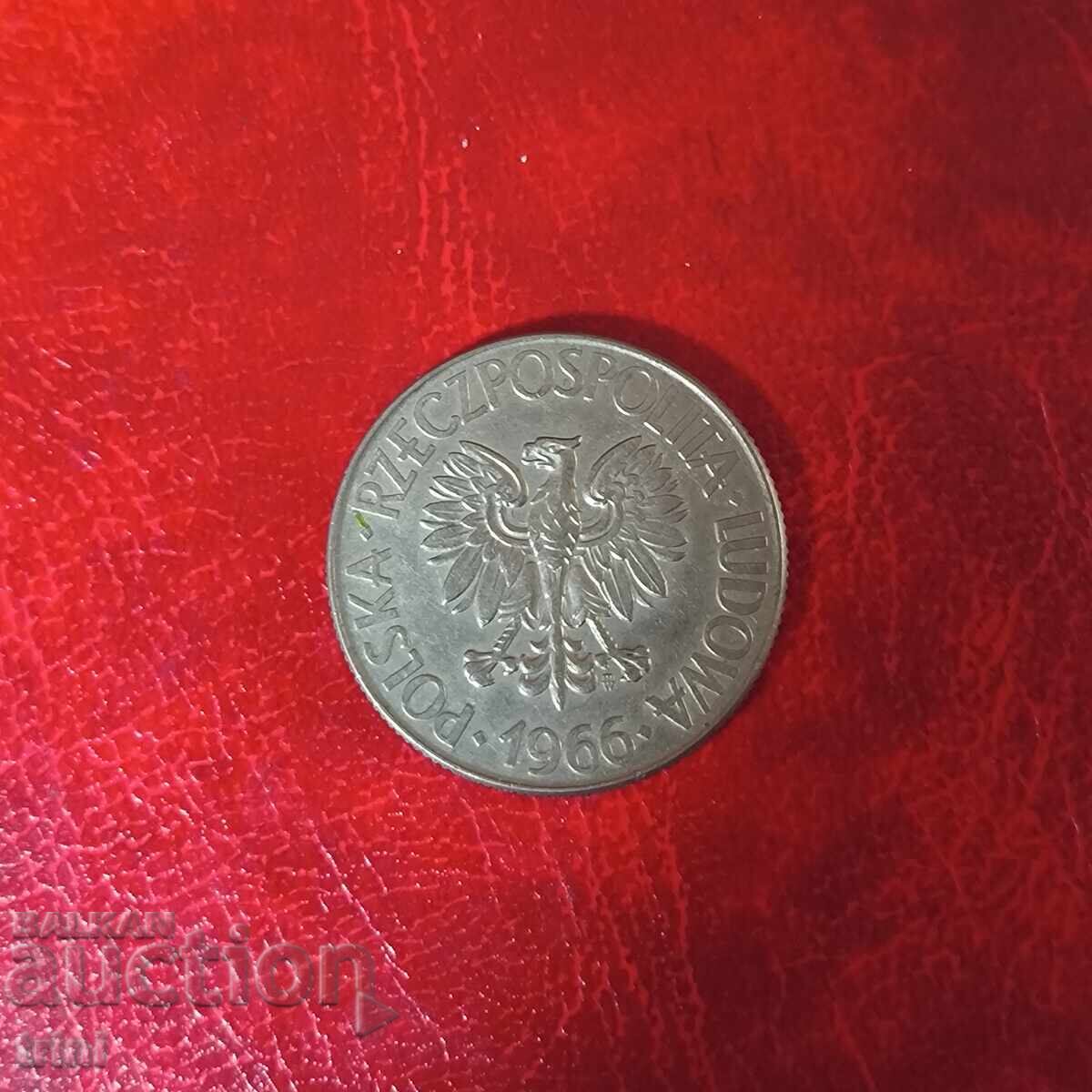 Πολωνία 10 ζλότι 1966 godina με τιμή 20.00 BGN | € 10.23 Πολωνία 10 ζλότι 1966 godina με τιμή 20.00 BGN | € 10.23