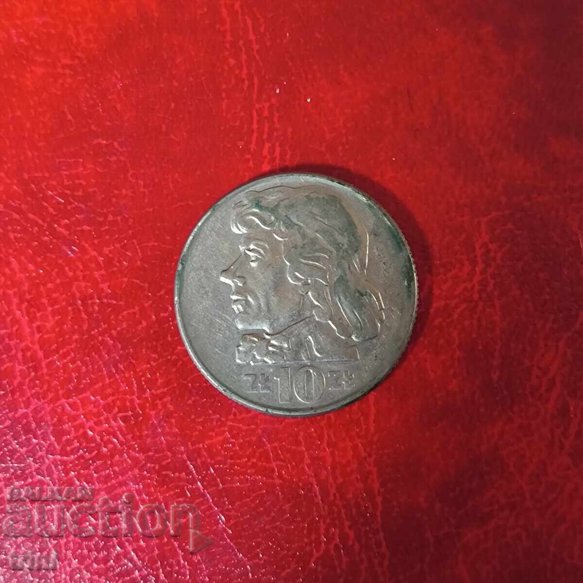 Πολωνία 10 ζλότι 1966 godina Πολωνία 10 ζλότι 1966 godina