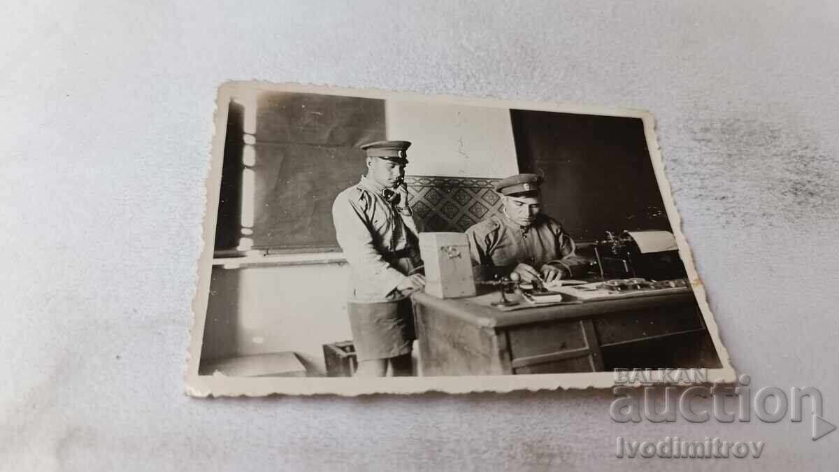 Photo Skopje Office of the 1st Battalion 1942 - 1943 Photo Skopje Office of the 1st Battalion 1942 - 1943