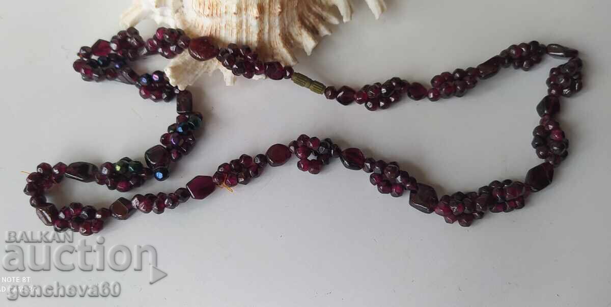 Vintage Bohemian Red Garnet Necklace with price 60.00 BGN | € 30.68