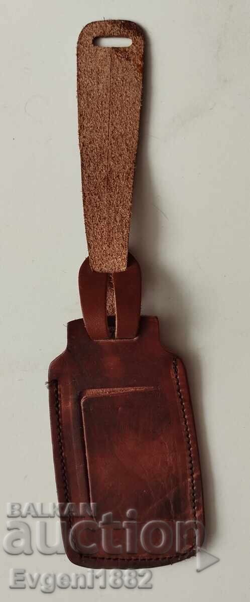 Licitație CSKA - Ecuson Vechi din Piele pentru Valiză Emblemă Semn Licitație CSKA - Ecuson Vechi din Piele pentru Valiză Emblemă Semn