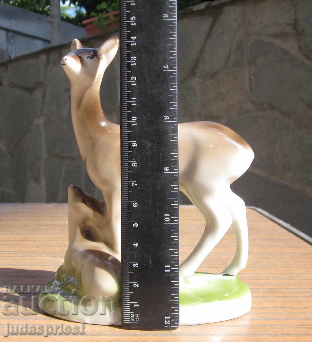 Bŭlgarska portselanova φιγούρα αγαλματίδιο Ίσις - ελάφι με μικρό - 7 Bŭlgarska portselanova φιγούρα αγαλματίδιο Ίσις - ελάφι με μικρό - 7