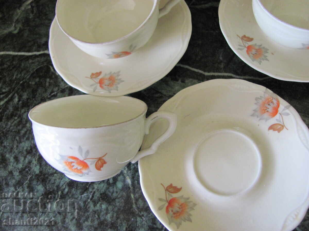 Δημοπρασία Πορσελάνινες κούπες καφέ - 3 τεμάχια, μαρκαρισμένες