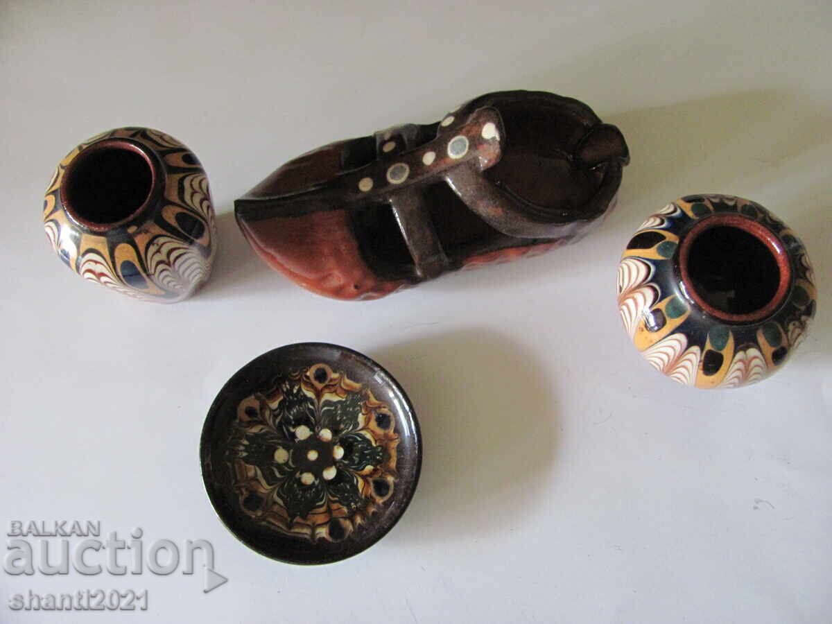 Κεραμικά μινιατούρες, φολκ μοτίβα - 4 τεμάχια με τιμή 40.00 BGN | € 20.45 Κεραμικά μινιατούρες, φολκ μοτίβα - 4 τεμάχια με τιμή 40.00 BGN | € 20.45